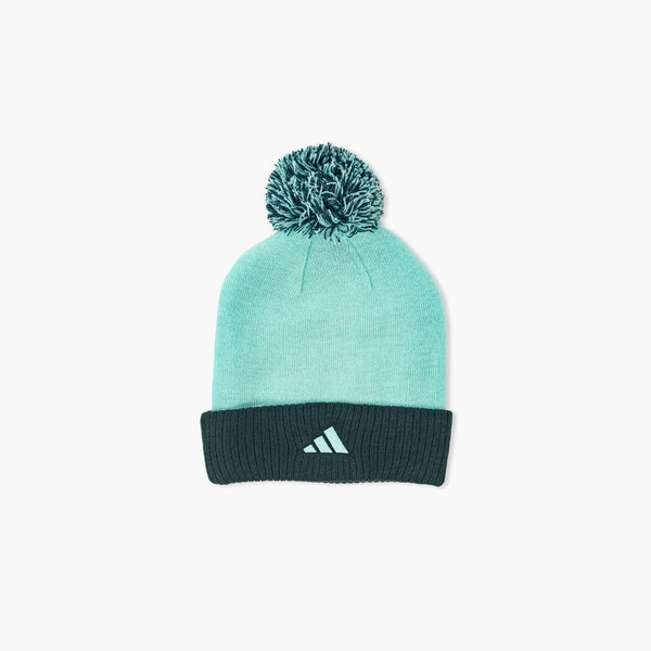 Seattle Kraken Seafoam Wreath Cuff Pom Beanie