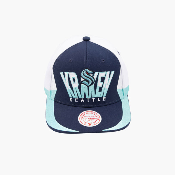 Seattle Kraken Wave Runner Pro Crown Snapback