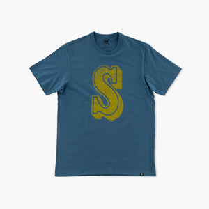 Seattle Mariners Cadet Blue Retro "S" Logo T-Shirt