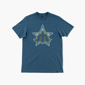 Seattle Mariners Cadet Blue Star Logo T-Shirt