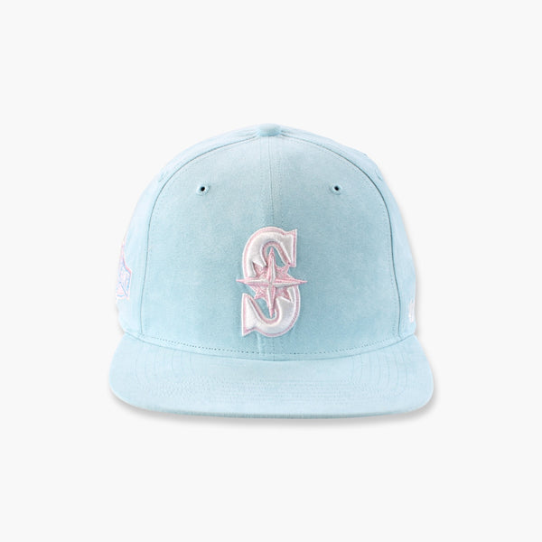 Seattle Mariners Columbia Suede Captain Snapback