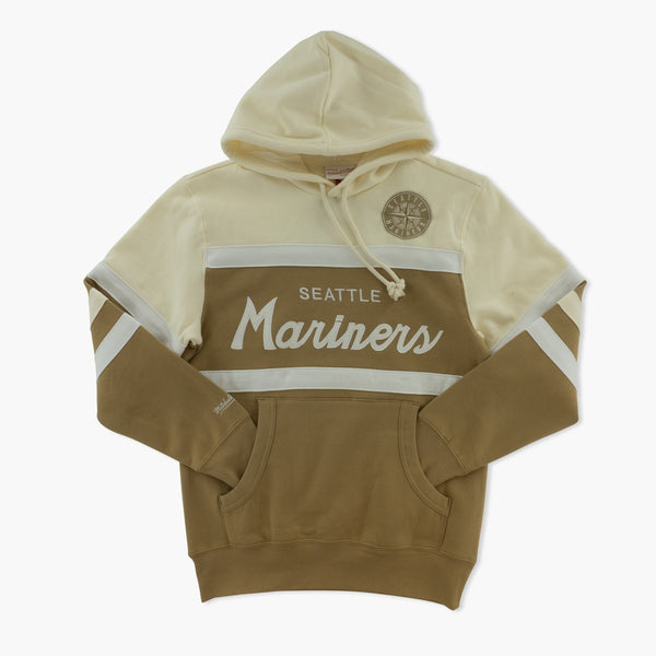 Seattle Mariners Cream Head Coach Hoodie