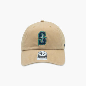 Seattle Mariners Khaki Clean Up Adjustable Hat