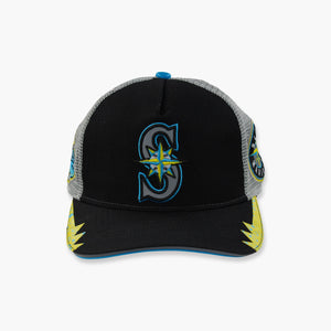Seattle Mariners Pinch Front Trucker Hat