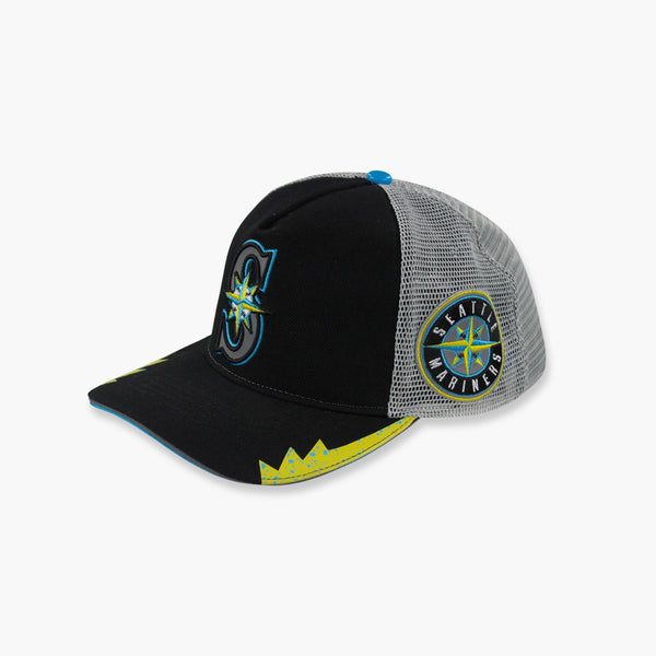 Seattle Mariners Pinch Front Trucker Hat