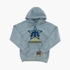 Seattle Mariners Star Logo Powder Blue Hoodie