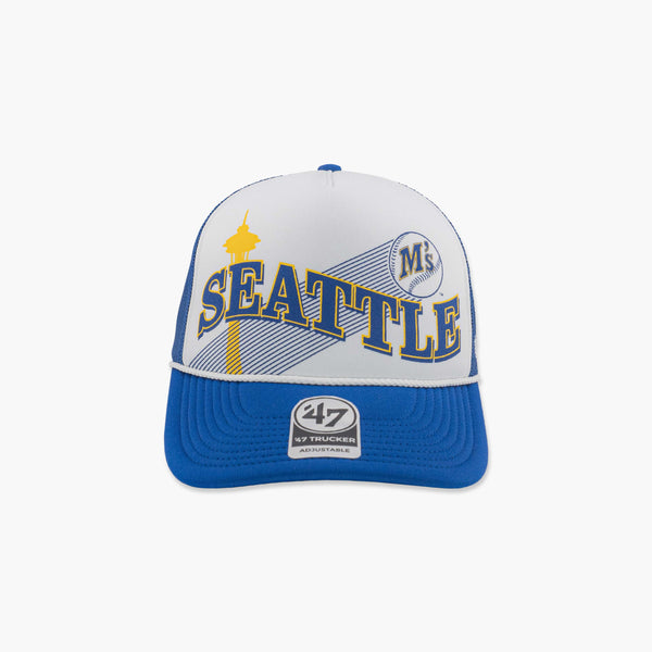 Seattle Mariners Royal Regional Trucker Hat