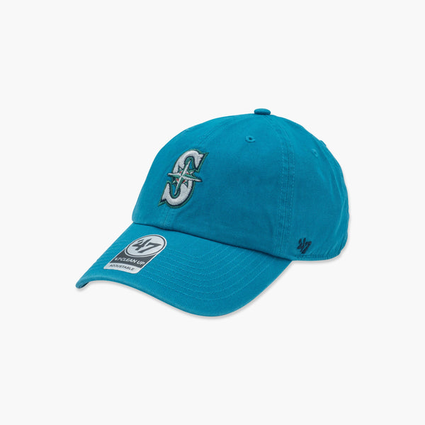 Seattle Mariners Teal Clean Up Adjustable Hat