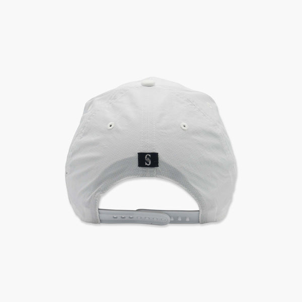 Seattle Mariners White Downburst Nylon Hitch Snapback