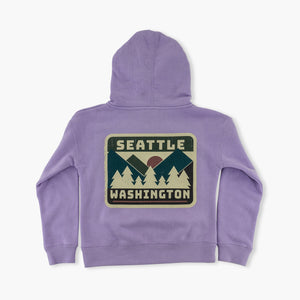 Seattle Mountain Crest Youth Full-Zip Hoodie
