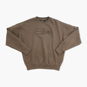 Seattle Seahawks Dark Taupe Crewneck