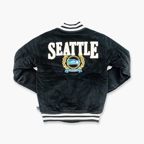 Seattle Seahawks Kingdome Corduroy Varsity Jacket