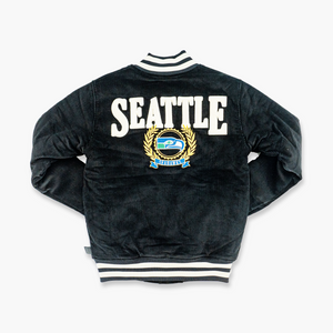 Seattle Seahawks Kingdome Corduroy Varsity Jacket
