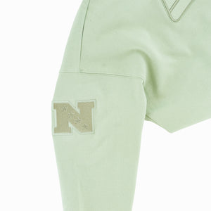 Seattle Seahawks Moss Embroidered Crewneck