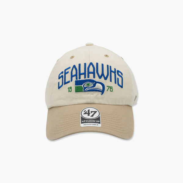 Seattle Seahawks Natural Sierra Clean Up Adjustable Hat