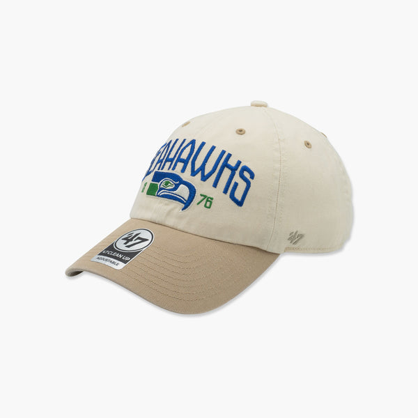 Seattle Seahawks Natural Sierra Clean Up Adjustable Hat
