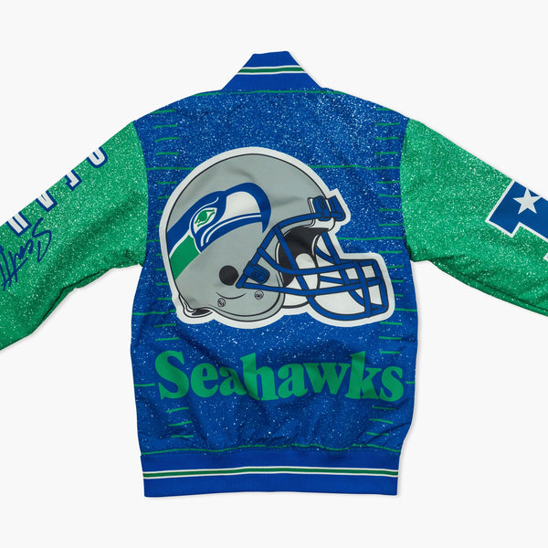 Seattle Seahawks Team Burst Warm Up Jacket