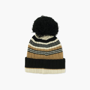 Seattle Seahawks Women's Natural Barista Cuff Pom Beanie