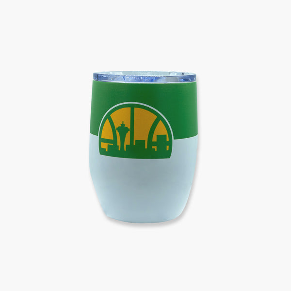 Seattle SuperSonics Skyline 16oz Colorblock Stainless Curved Tumbler