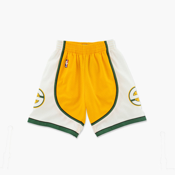 Seattle SuperSonics 2000's Yellow Swingman Shorts