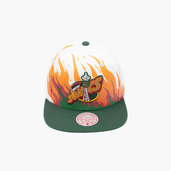 Seattle SuperSonics Hot Fire Snapback