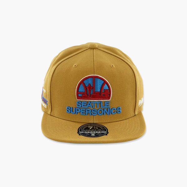 Seattle SuperSonics Sand & Sky Fitted Hat