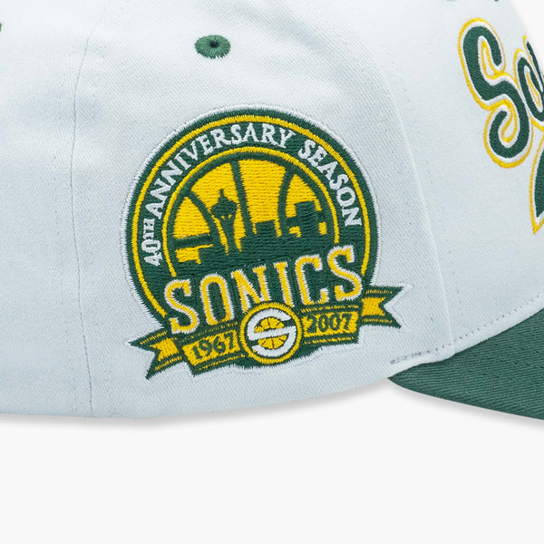 Seattle SuperSonics Tail Sweep Pro Crown Snapback