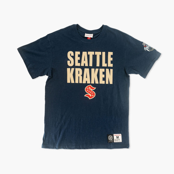 Seattle Kraken Legendary Slub Primary Logo Winter Classic T-Shirt