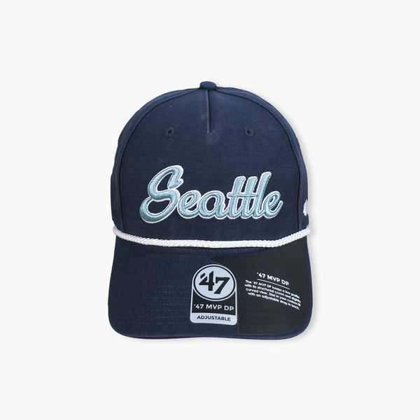 Seattle Kraken Overhand Script Adjustable Hat