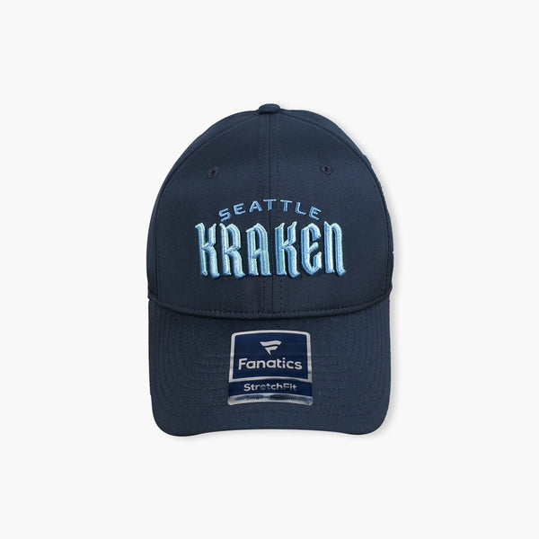 Seattle Kraken Wordmark Arch StretchFit Hat