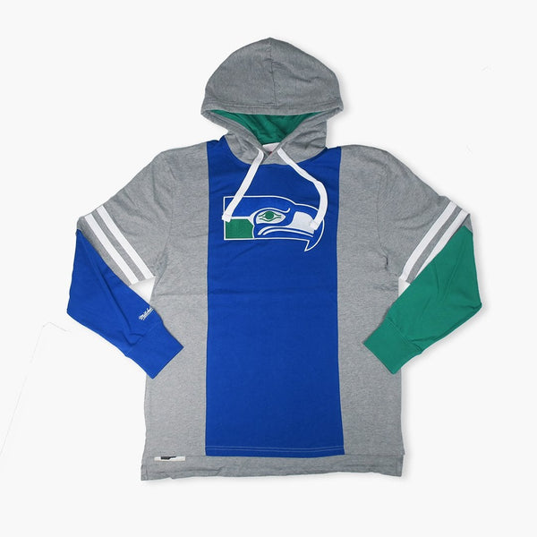 Seattle Seahawks Color Blocked Lightweight Hoodie