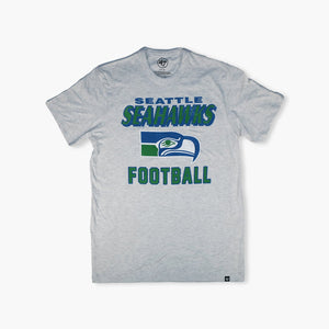 Seattle Seahawks Relay Throwback Grey T-Shirt