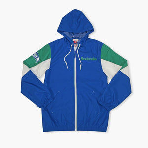 Seattle Seahawks Throw It Back Full Zip Windbreaker
