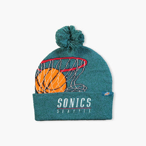 Seattle SuperSonics Heather Green Swish Beanie