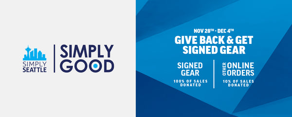 Nov 28th - Dec 4th - Give Back & Get Signed Gear - 100% of Sales Donated for Signed Gear - 10% Of Sales Donated for All Other Online Orders