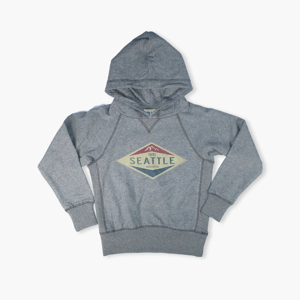 Slick Valve Seattle Grey Youth Hoodie