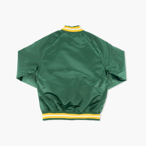 Seattle SuperSonics Green Script Satin Jacket