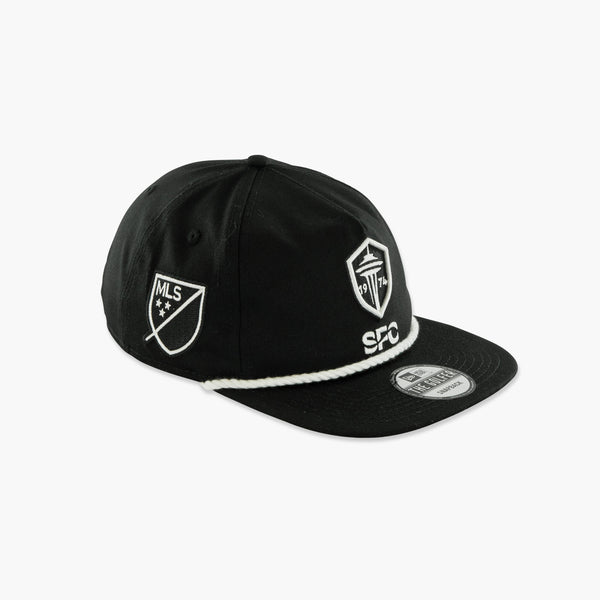 Seattle Sounders 2024 Black Rope Snapback