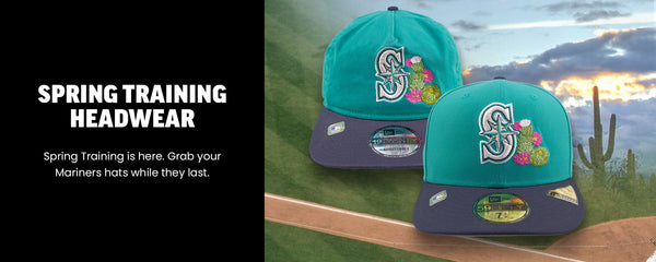 Spring raining Headwear - Spring Training is here. Grab your Mariners hats while they last. Shop Mariners