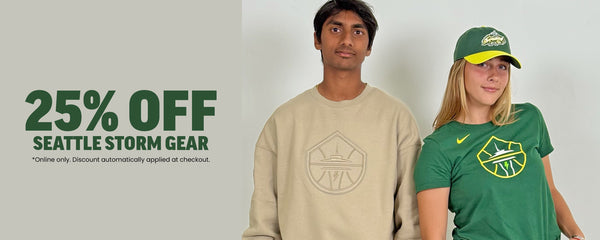 25% Off Seattle Storm Gear - Online only. Discount automatically applied at checkout. Shop Storm now!