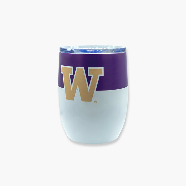 Washington Huskies 16oz Colorblock Stainless Curved Tumbler
