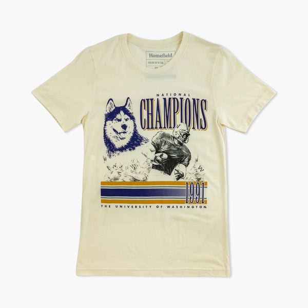 Washington Huskies 1991 National Champions T-Shirt