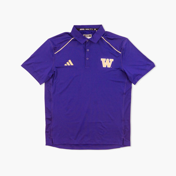 Washington Huskies Adidas Purple Polo Shirt