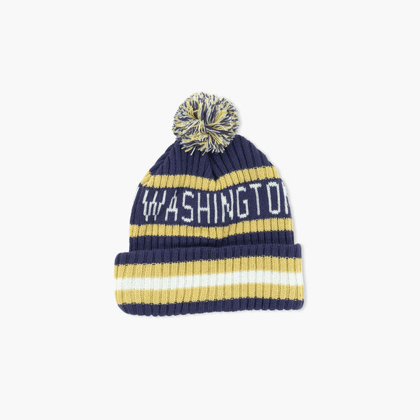 Washington Huskies Bering Cuff Pom Beanie