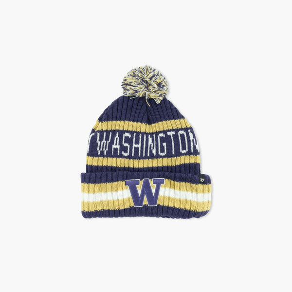 Washington Huskies Bering Cuff Pom Beanie
