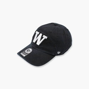 Washington Huskies Black Clean Up Adjustable Hat