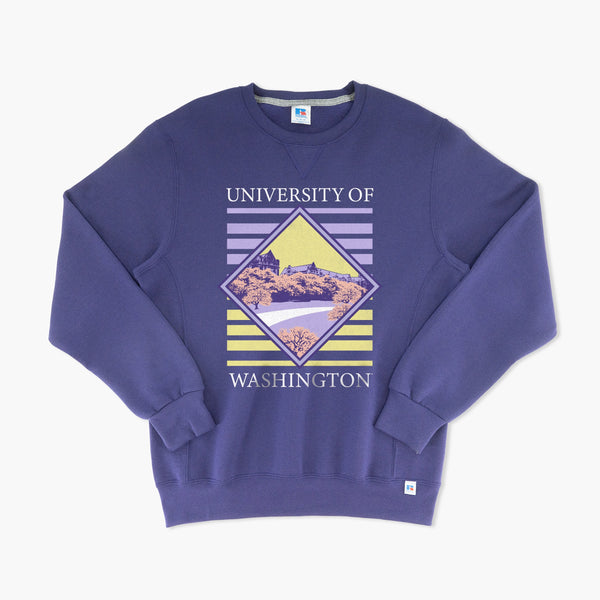 Washington Huskies Campus Vibes Purple Crewneck