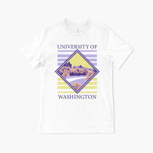 Washington Huskies Campus Vibes White T-Shirt