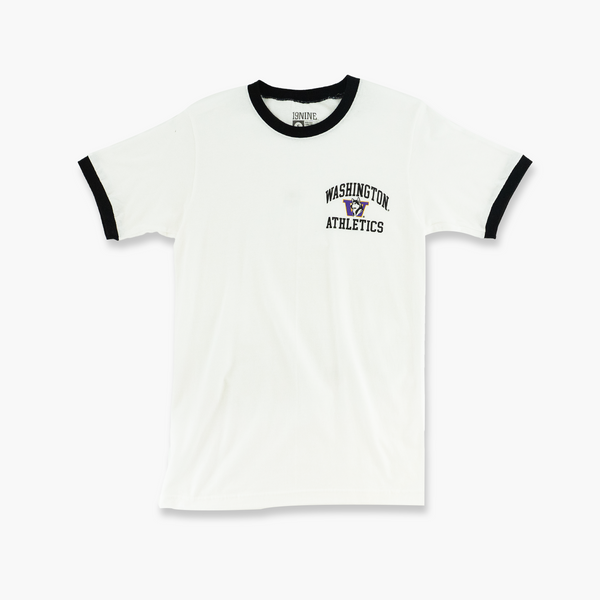 Washington Huskies Pocket Crest Ringer T-Shirt