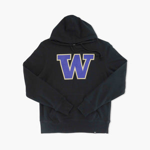 Washington Huskies Primary Logo Black Hoodie